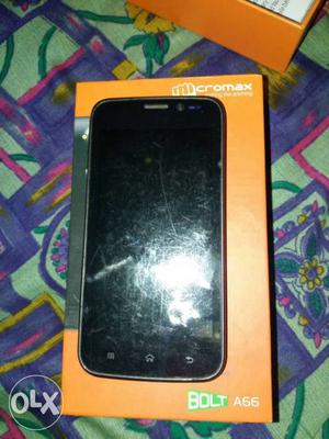 Micromax Bolt A66 bill box only 3 years old good