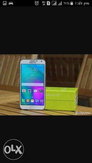 Samsung galaxy e7..3g..phone..excellent