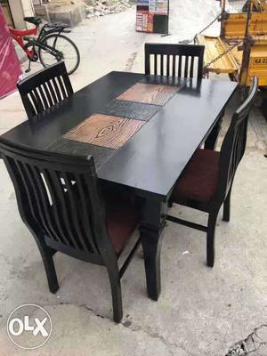 Benz wooden dinning table 4 seater only 