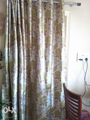 Brand new curtains of door and windows