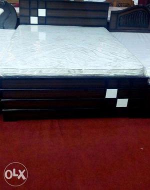 Brand new teak wood Checker board cot/bed with deco tile