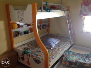 Colourful Bunk bed without Mattress