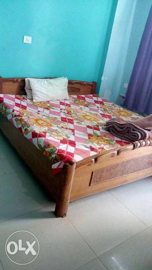 Double bed with gadda only 4 years old fully