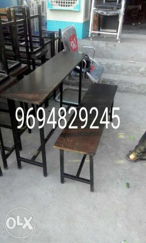 New school furniture table nd bench