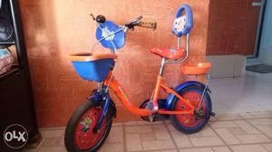 Toddler's Orange Push Trike