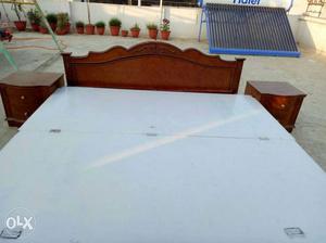Veneer bed with mattress