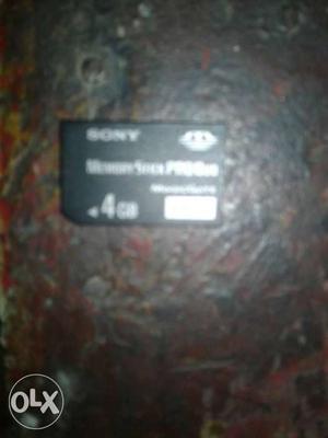 Sony camera memory card 10 days old. 4 GB