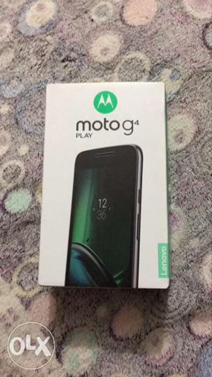 Brand new moto g4 play with bill