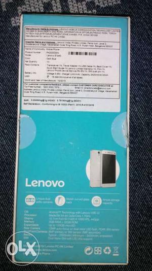 Lenovo vibe s1 only 11 month old with bill,box charger.