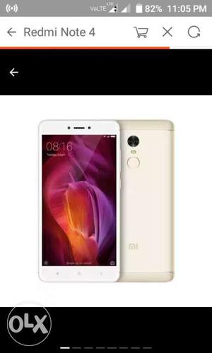 Mi note4 seal pack new 3gb 32gb rom gold and