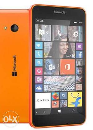 Microsoft Lumia 640 black colour with Bill, box