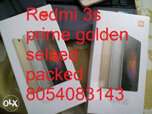 Redmi 3s prime gold and note4 sealead pack gold 32gb
