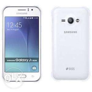 Samsung galaxy j1 ace white colour clean not even