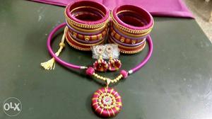 Bangles and earring for sale