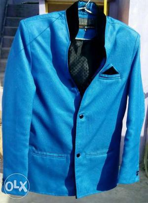 Blue And Black Suit Jacket