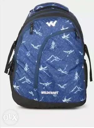 Blue And Black Wildcraft Bag for sale