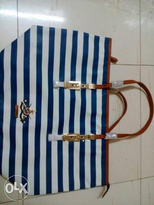Exclusive ORIFLEM Navy design brand new handbag