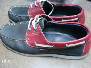 Hush Puppies genuine leather Boat shoes 8