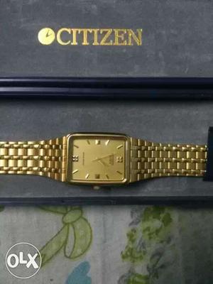 New citizen watch with box