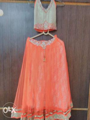 Party wear lehnga for 9-12 year girl in very good