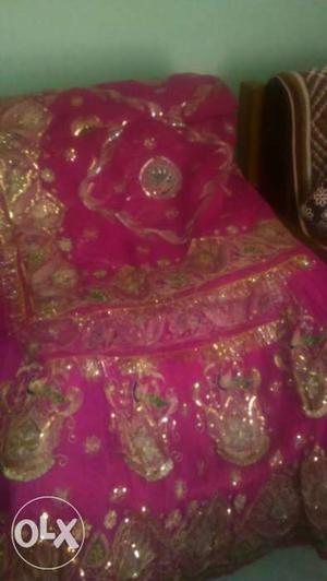 Pink And Gold Traditional Dress