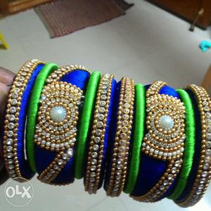 Silk thread Bangles colour and size can be