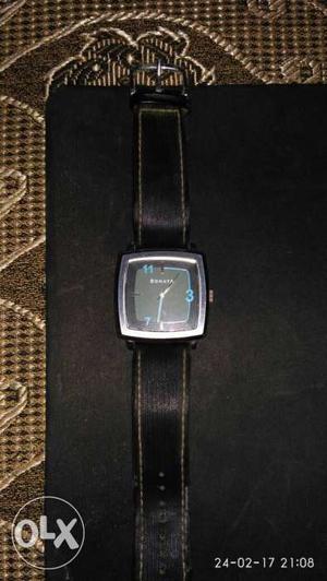 Sonata watch metal body water resistant and in