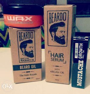 Two Beardo Hair Serum Boxes