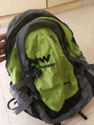 Wildcraft 40L backpack, one month old, with warranty and