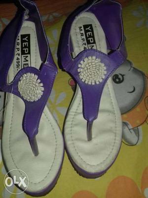 Yepme purple sandal (MRP-499)size 5
