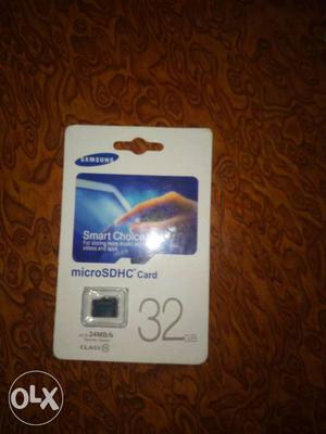 New memory card. 32GB