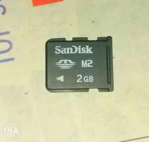 SanDisk M2 2Gb original memory card.