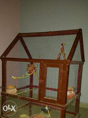 Wooden cage for sale size height4.5ft length