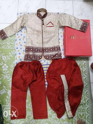 5 years old boy dress party wear one time used.