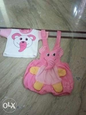 Baby elephant shaped cute baby dress. call
