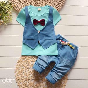 Brand new Cotton suit 2 piece will ship Age 4