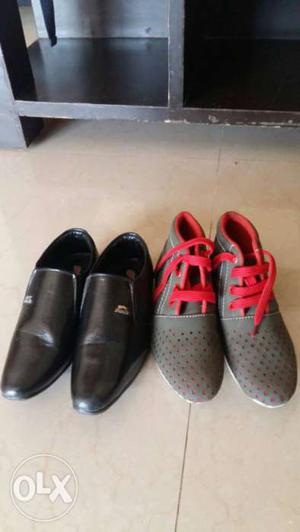 Brand new kids shoes 2 pairs size  for 4-6 years