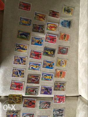 Cricket Attax Trading cards 75 in total with a