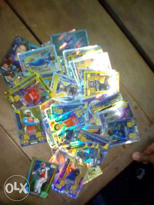 Cricket attax card including many special and