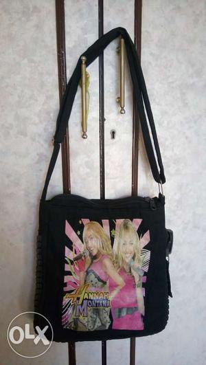 Hannah Montana sling black bag