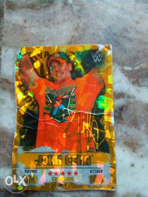 John Cena Wrestler Trading Card
