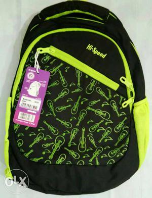New... Branded Backpack with 3 compartments..