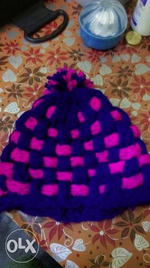 New Handmade woolen hat.