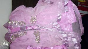 Party wear dress for 2-3 years old. Worn only
