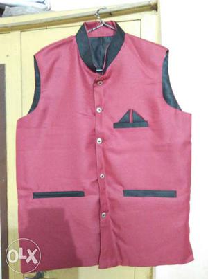 Red And Black Vest