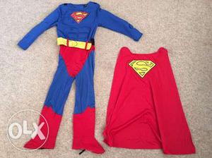 Superman dress complete set dress size - medium