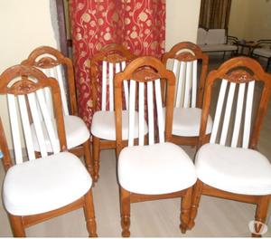 Teak wood Dining Table with chairs for sale Hyderabad