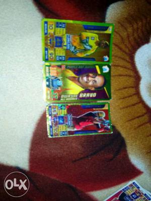 Trump cards of cricket attax 7 silver 3 gold