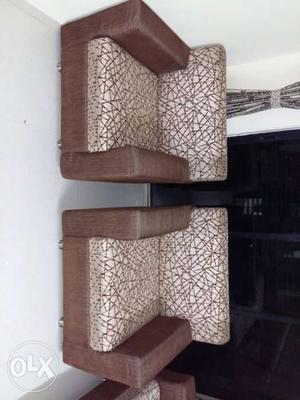 4 seater sofa with 1 seater chairs 2 no. made