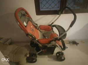 Baby stroller in working condition.